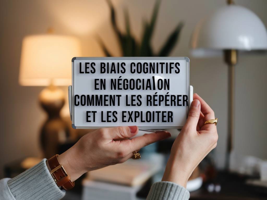Les biais cognitifs en négociation : comment les repérer et les exploiter